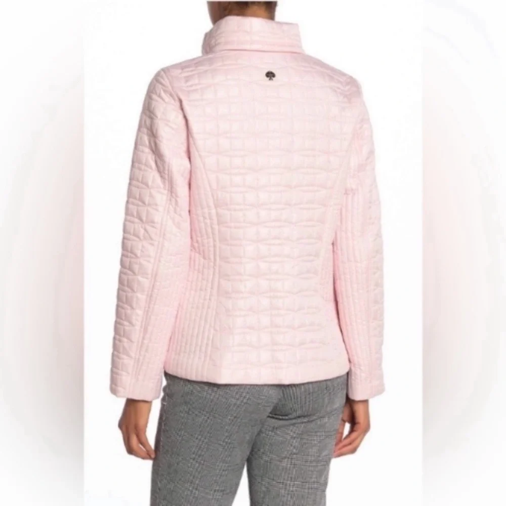 ✅ Kate Spade Quilted Jacket in Orchid Pink